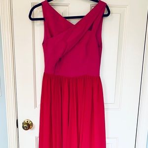 Sachin and Babi Noir pink and red cutout formal dress